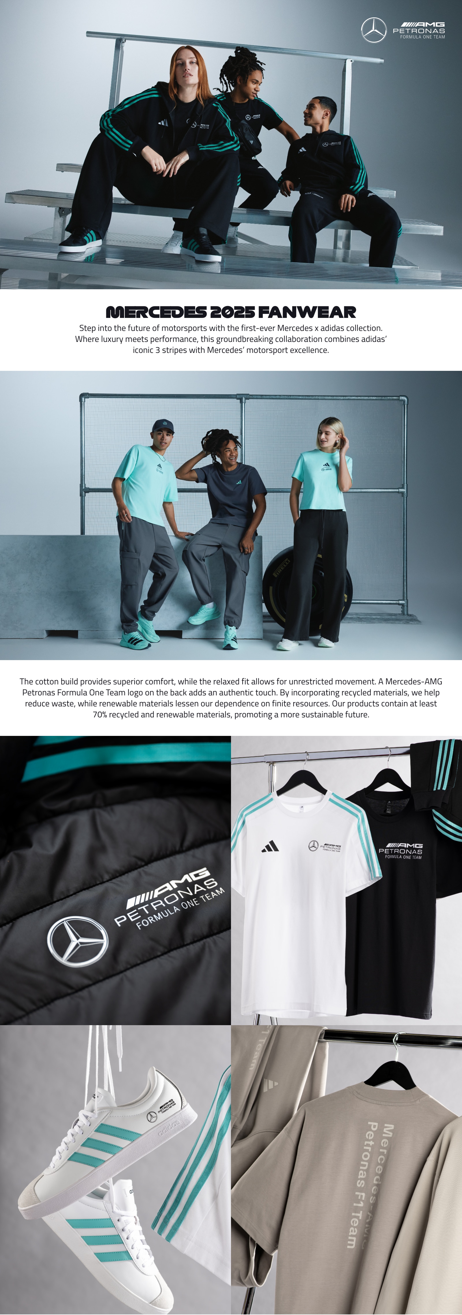 Mercedes 2025 Fanwear - shop now